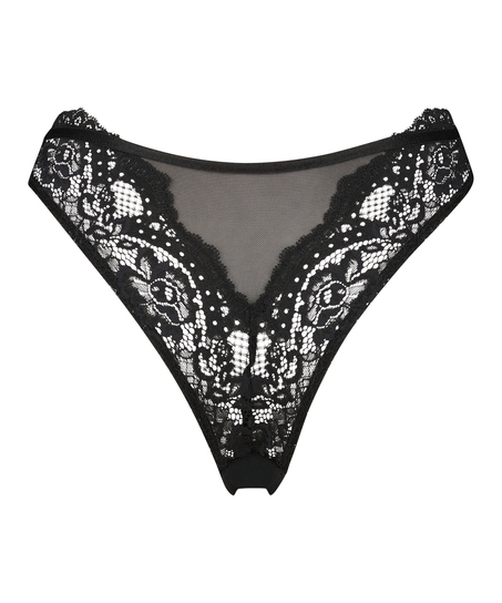 Jessie high-cut Brazilian, Black