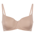 Smooth Padded Underwired Bra, Beige