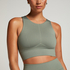 HKMX Seamless Sports Bra, Green
