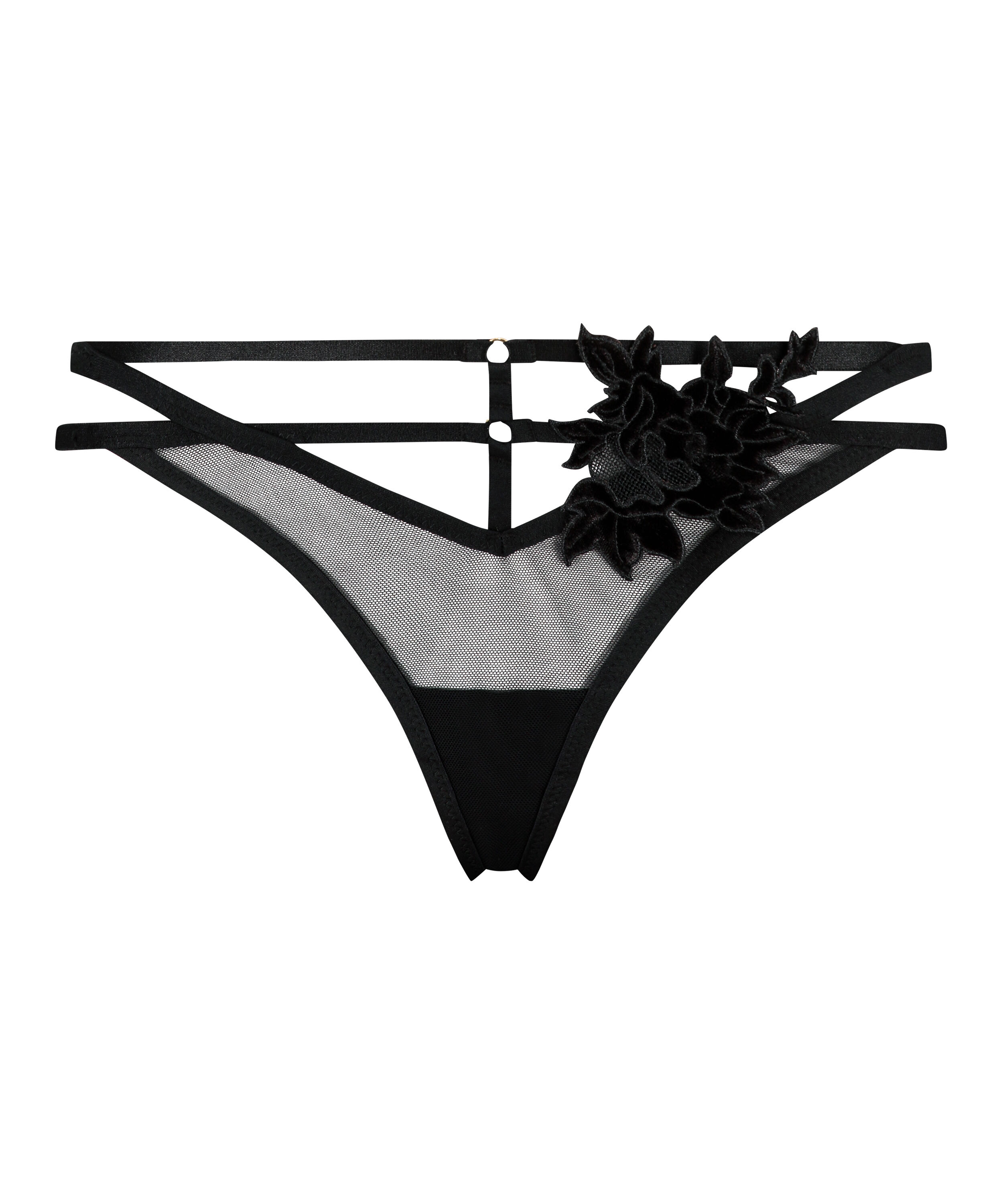 Effie tanga thong, Black