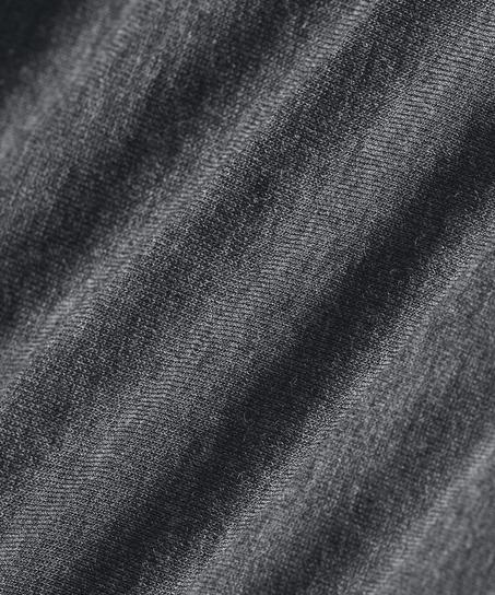 super soft Boatneck shirt with Cashmere, Grey