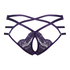 Mitzy Open Crotch Brazilian, Purple