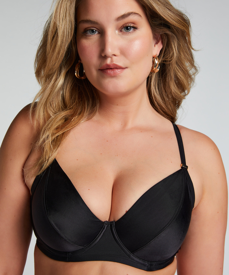 Luxe Bikini Top, Black