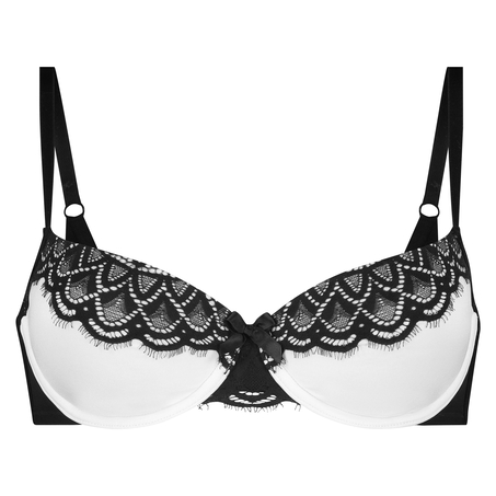 Lina Padded Underwired Bra, Black