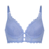 Chynna Padded Longline Underwired Bra, Blue