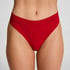 Dianne High Leg Thong, Red