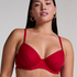 Luna Bikini Top, Red