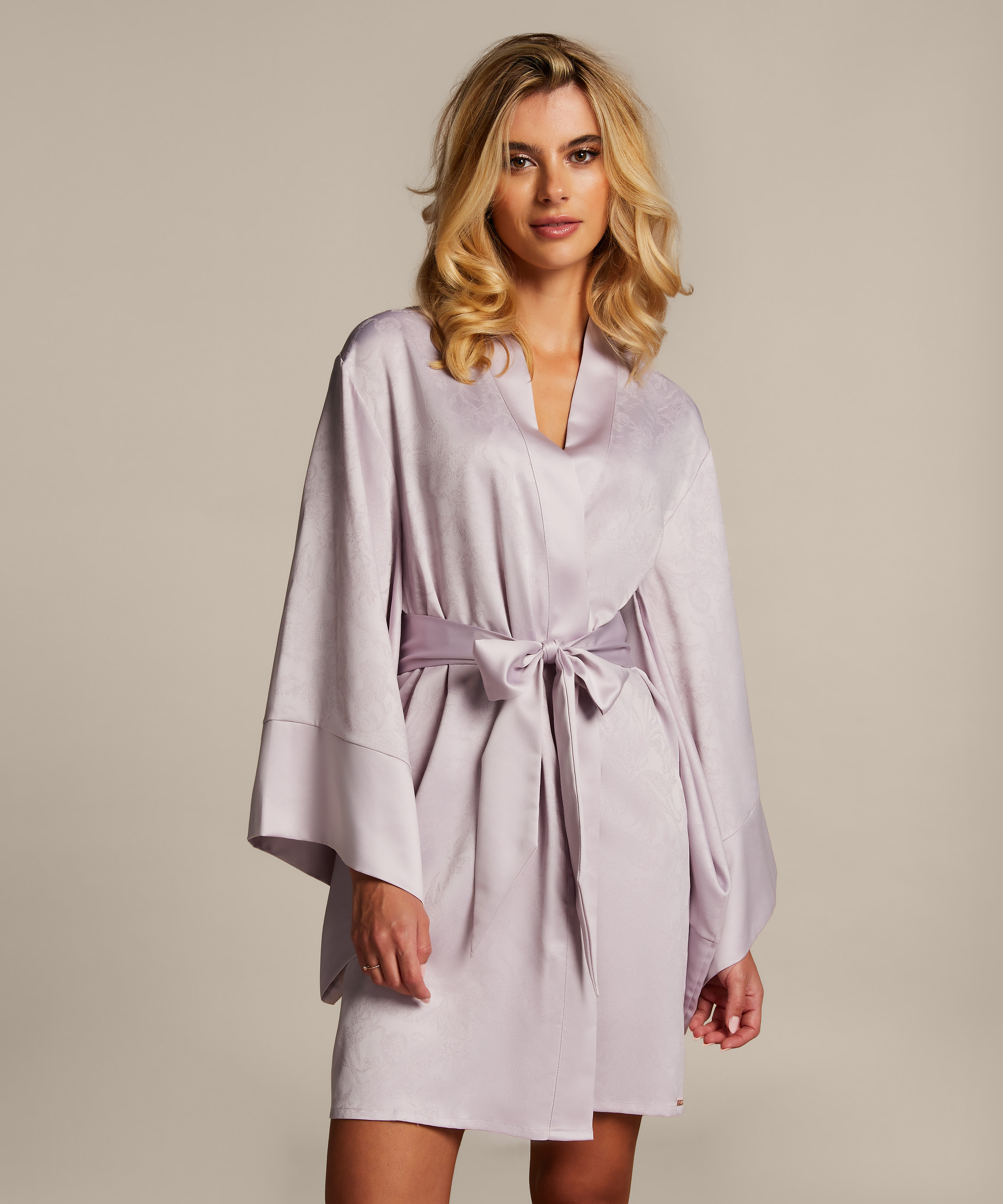 Sea Treasures Kimono, Purple, main