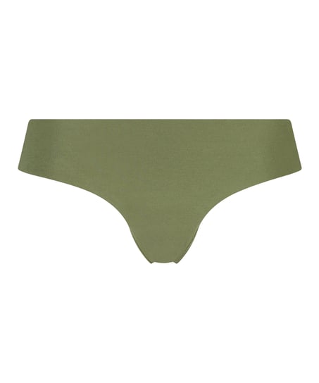 Invisible cotton thong, Green