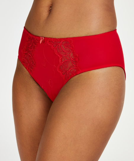 Diva High Knickers, Red