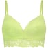 Shiloh Padded Non-wired Longline Bra, Green