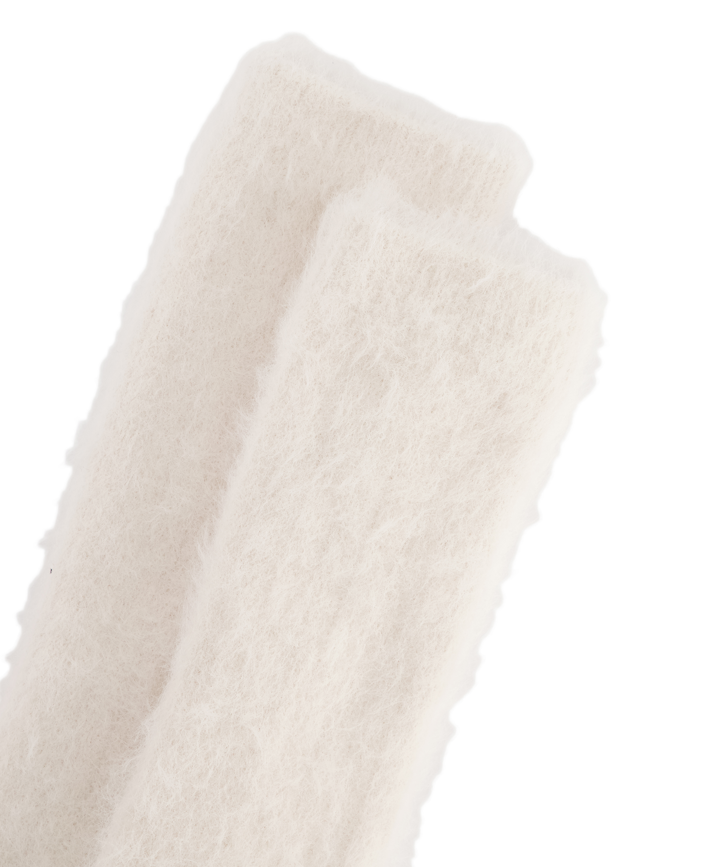 Fluffy Long Socks, Beige, main