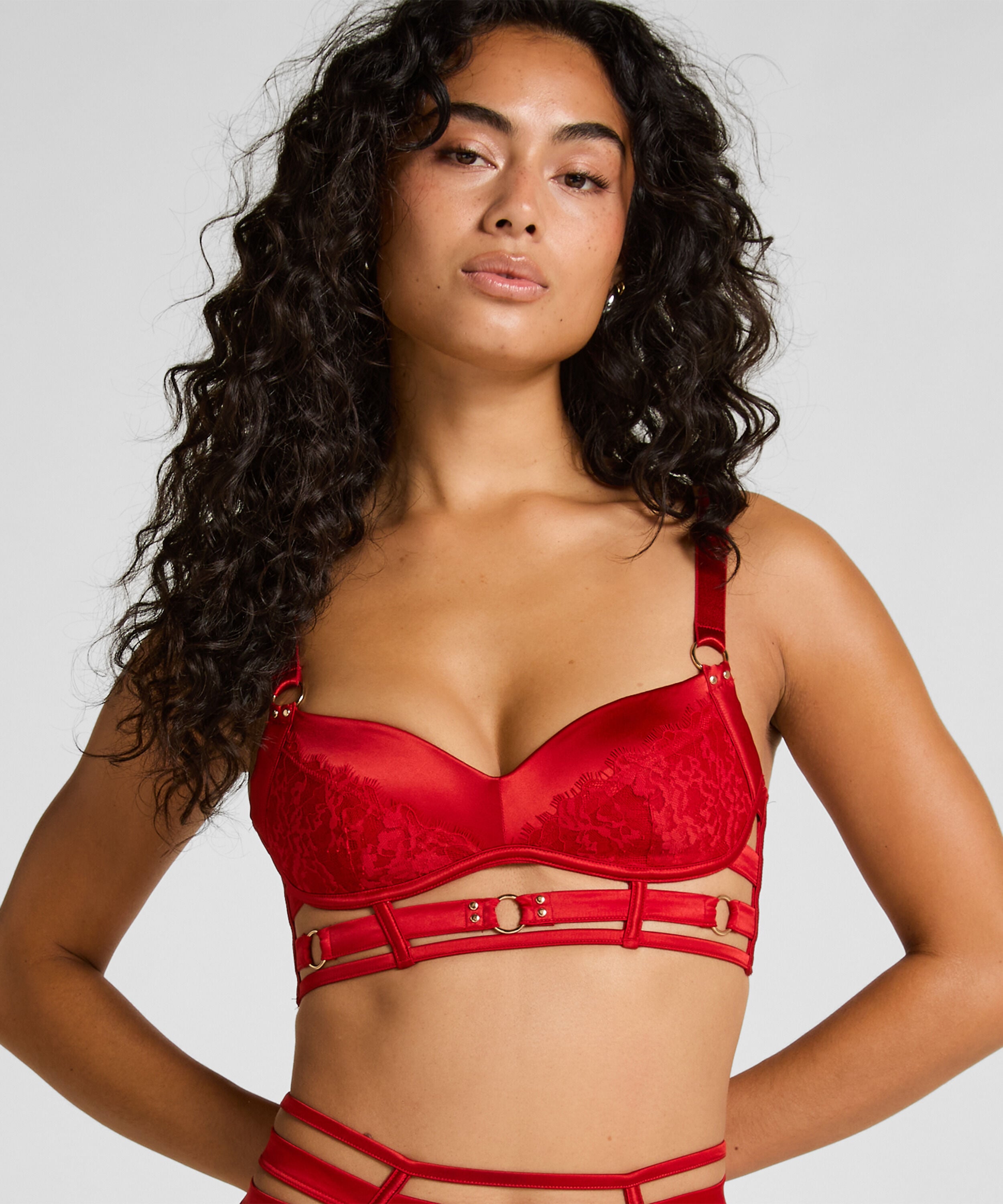 Noeki Bralette, Red Noeki Bralette, Red