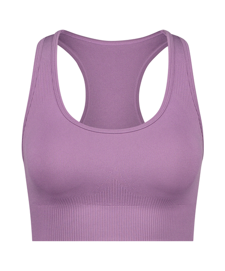 HKMX Seamless Sports Bra, Purple