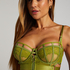 Sable Non-Padded Longline Underwired Bra, Green