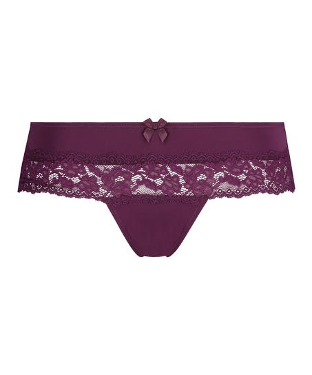 Paris boxer thong, Purple