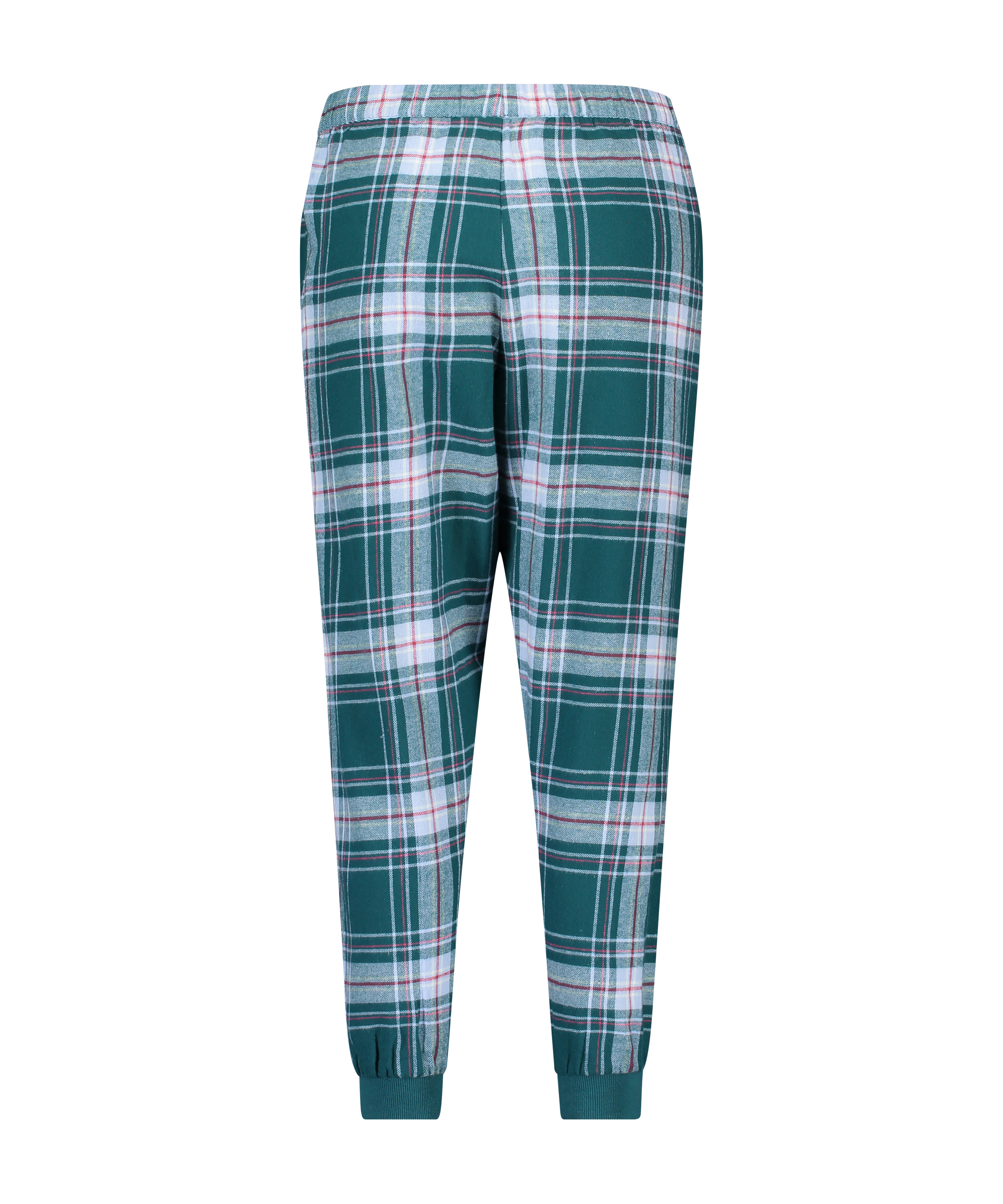 Petite Twill Check Pyjama pants, Blue, main