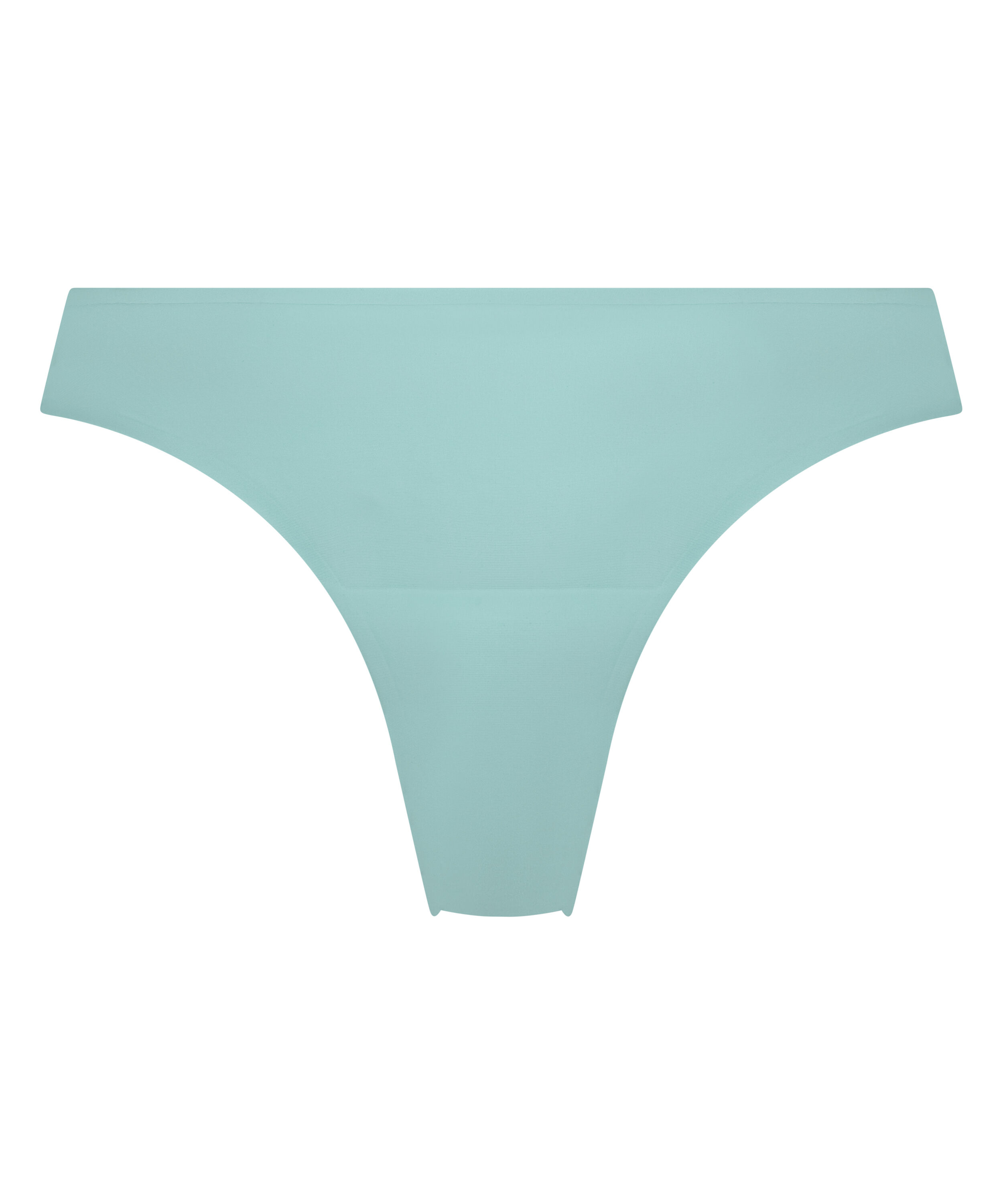 Lace Back Invisible Thong, Blue
