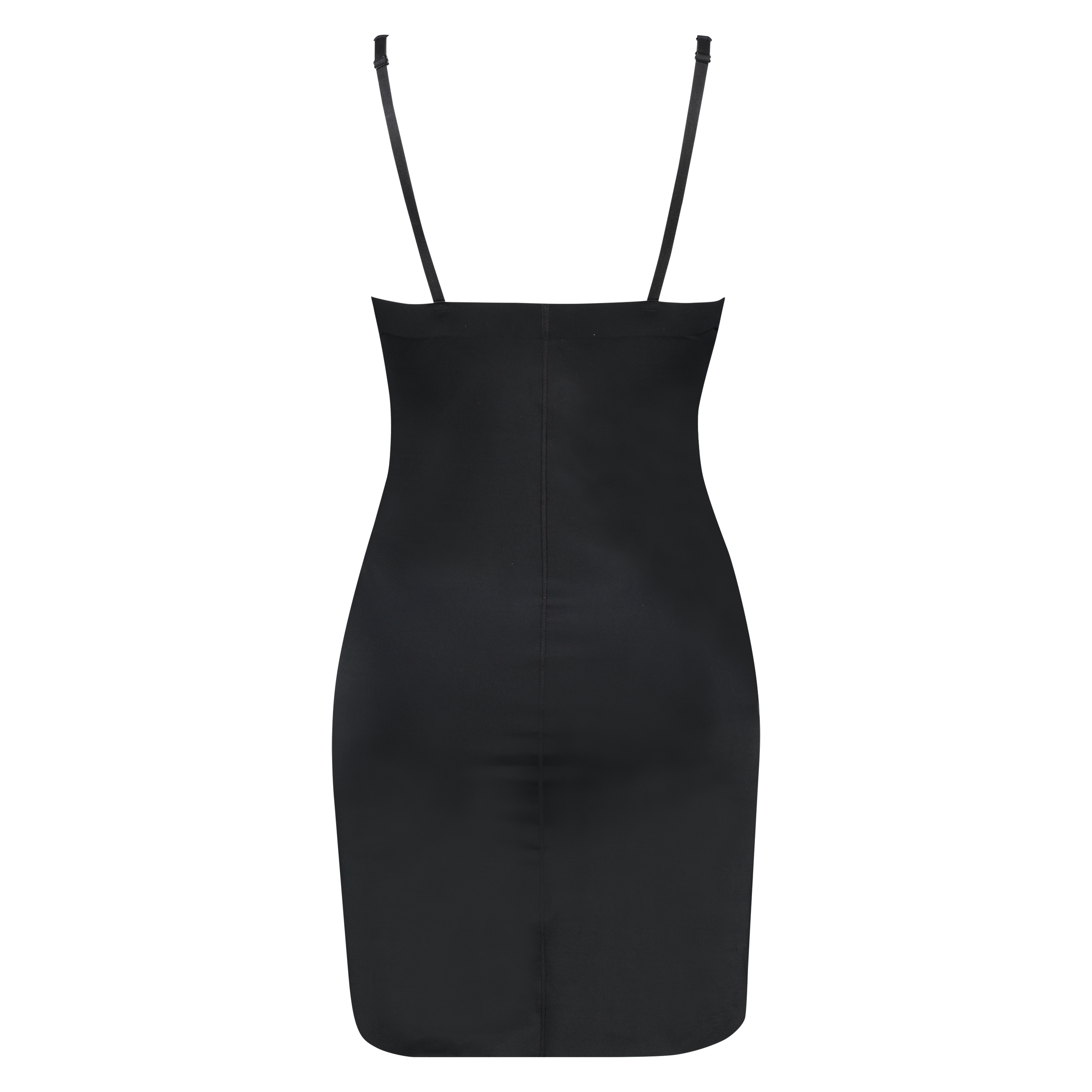 Sculpting scuba dress, Black, main