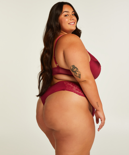 Georgia Padded Underwired Bra, Red