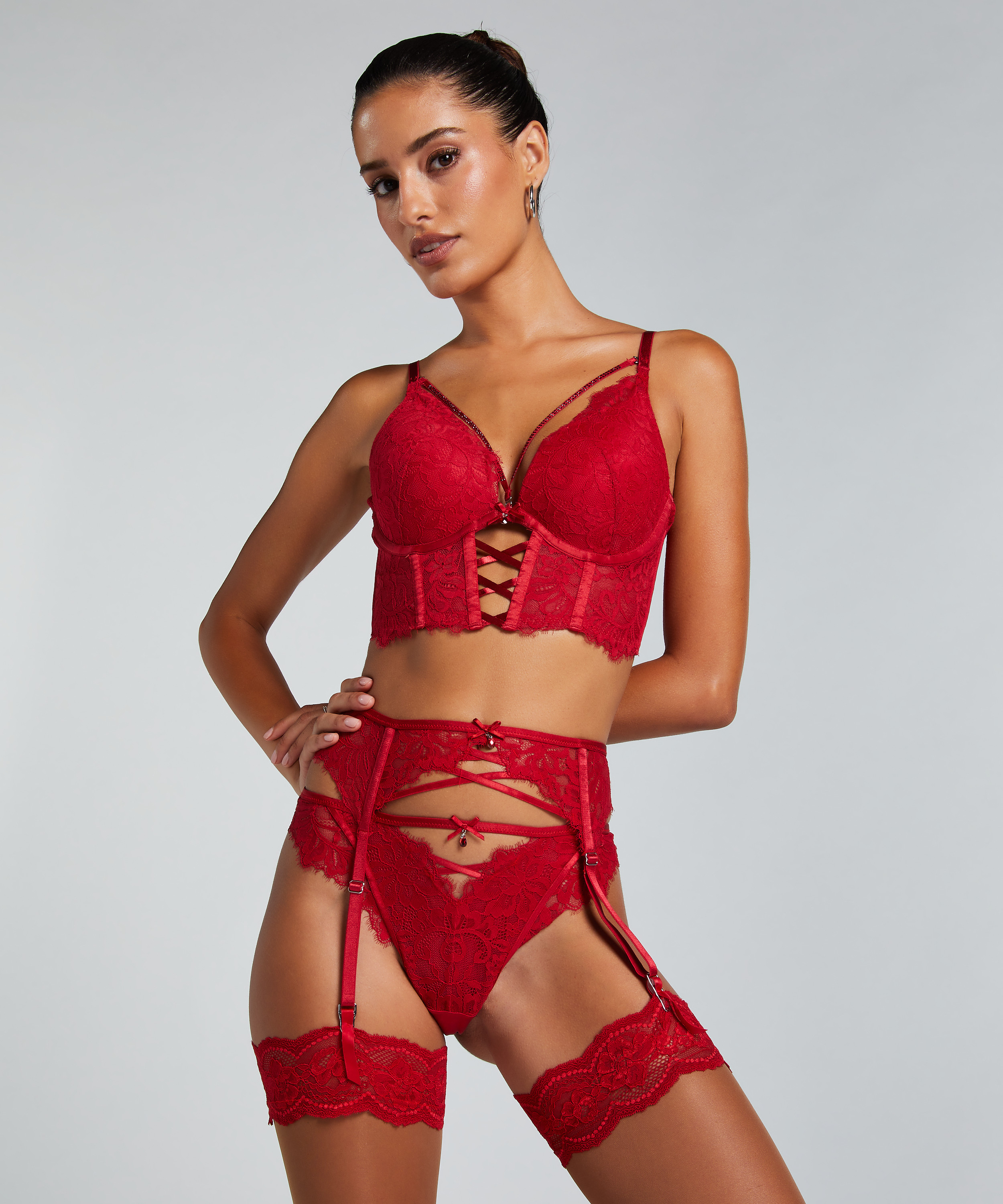 Charlotta Suspenders, Red, main