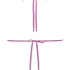 Tasmania triangle bikini top, Purple