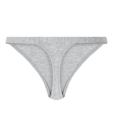 Cotton Thong, Grey