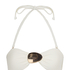 Cabo Bandeau Bikini Top, White