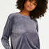 Velvet Shimmer top, Grey