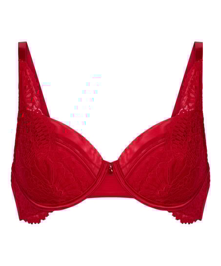 Whitney Non-Padded Underwired Bra, Red
