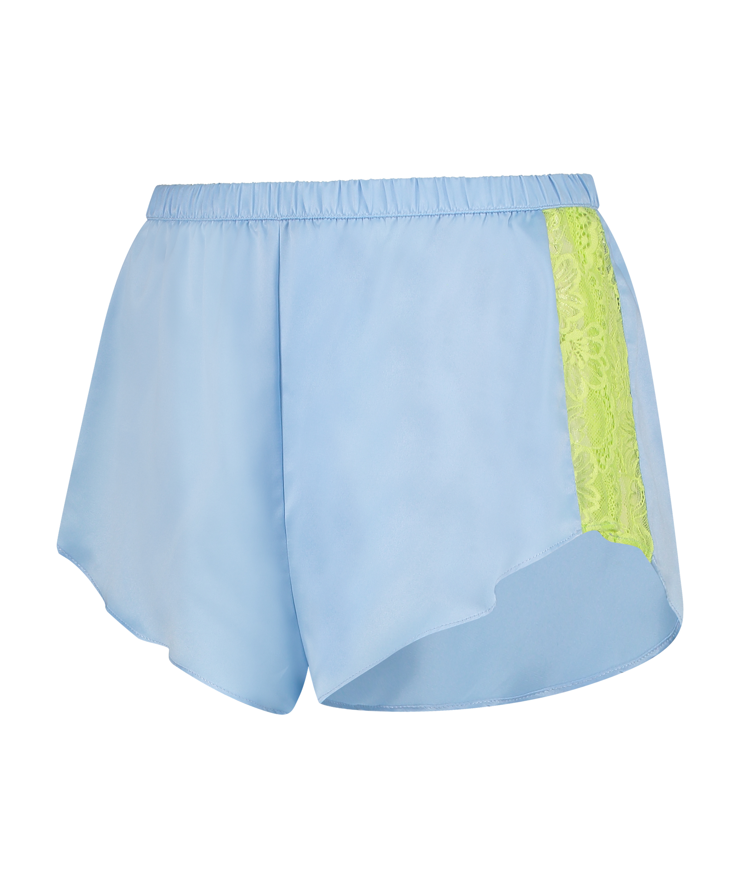 Shorts Satin Lace, Blue, main