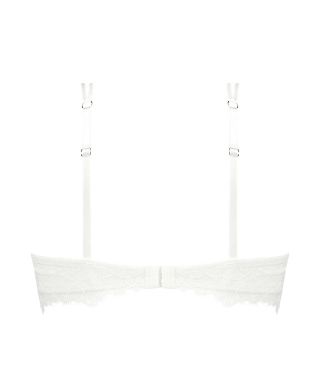 Isabella Non-Padded Underwired Longline Bra, White