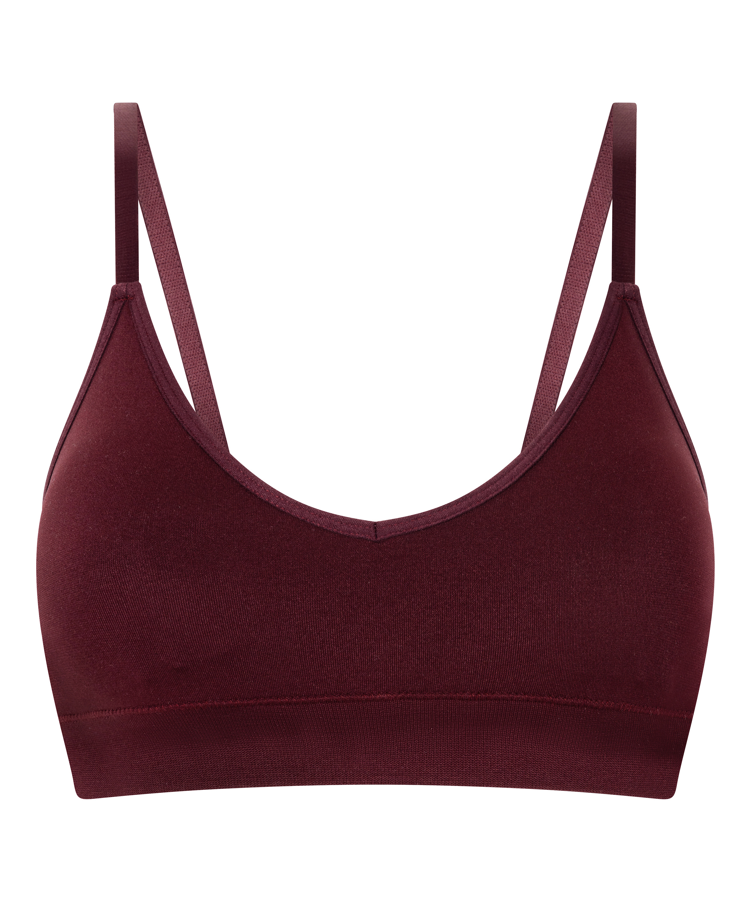 Dide Triangle Bralette, Red, main