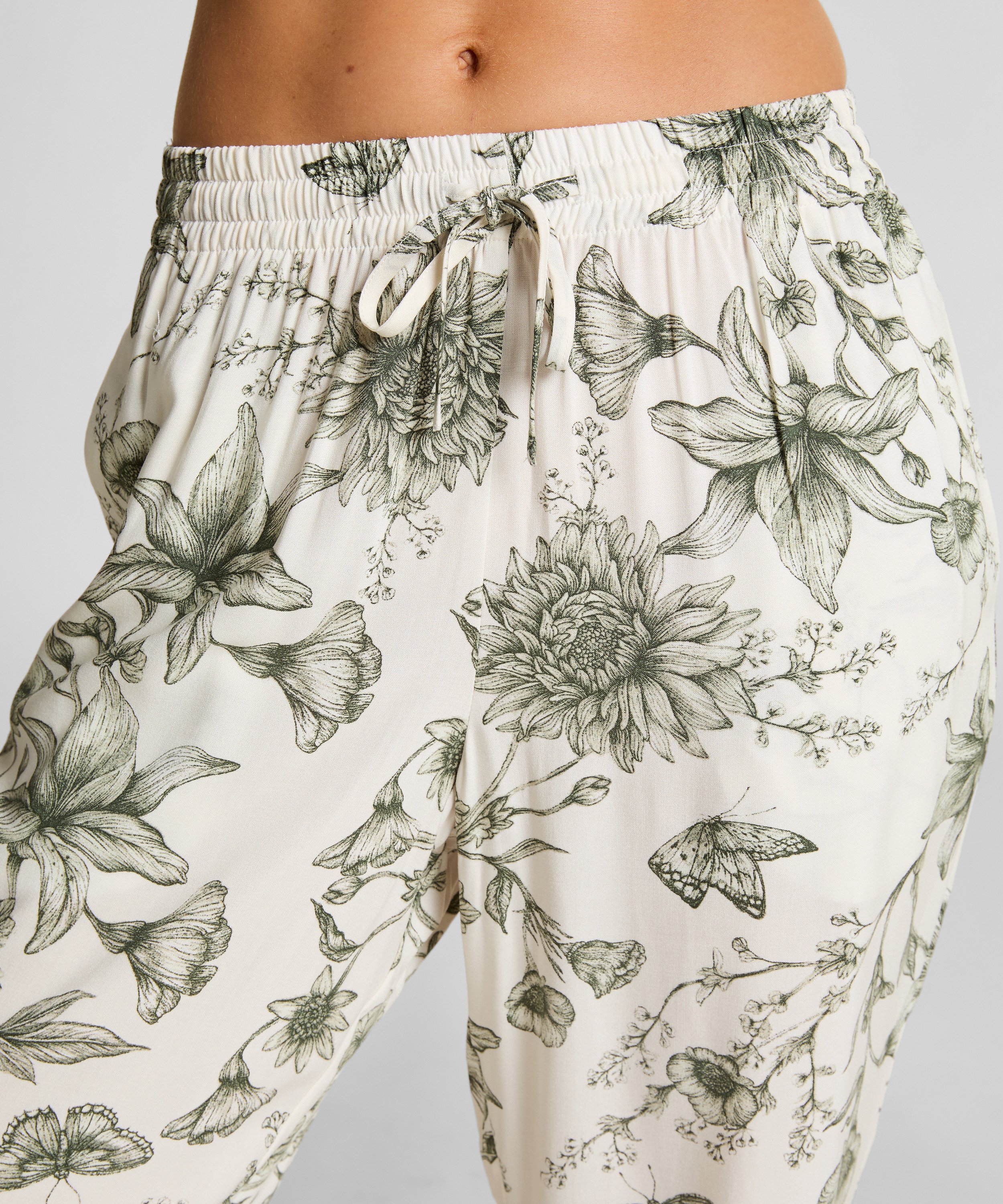 Storylover Pyjama Pants, White, main