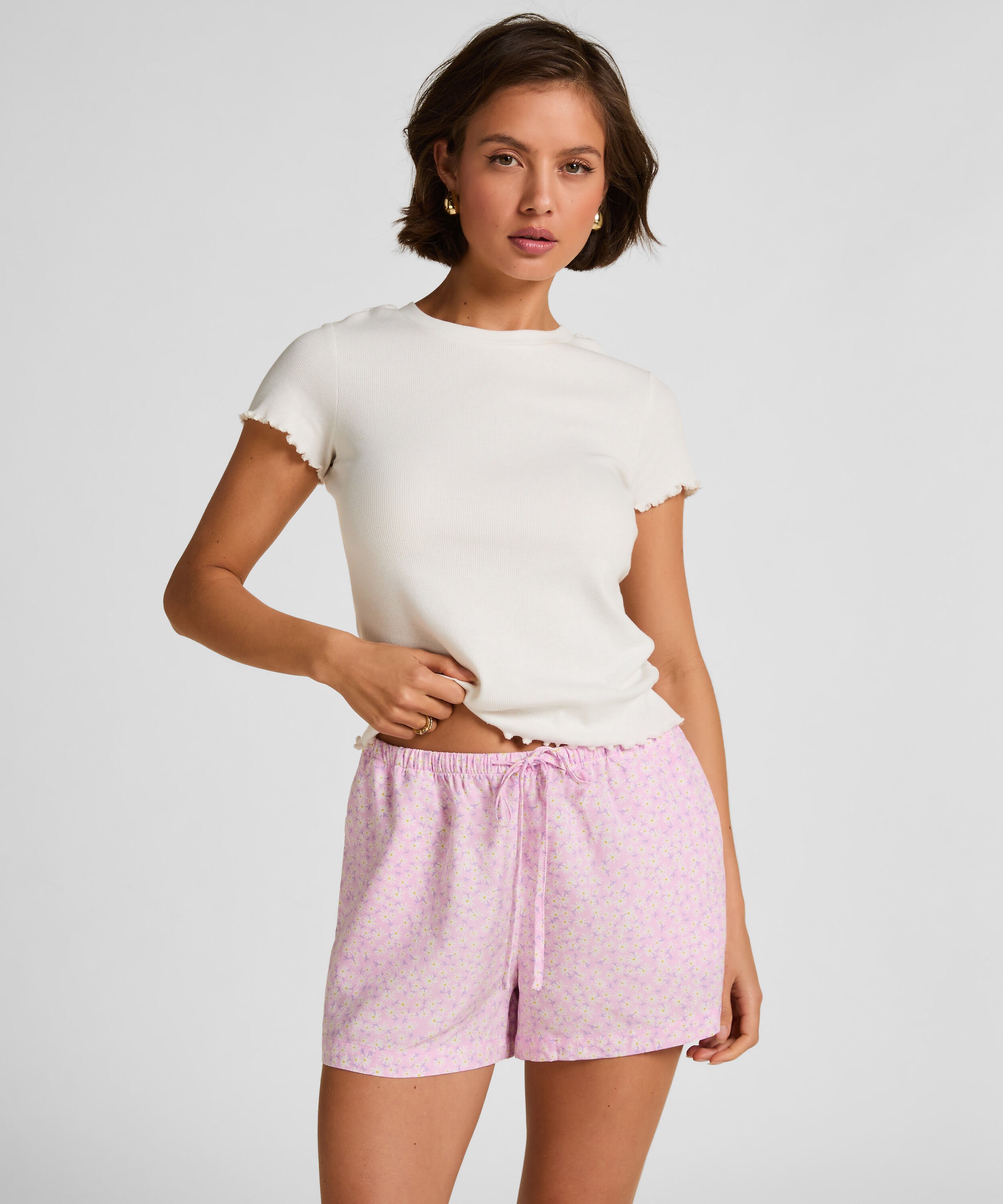 Pyjama Short, Pink Pyjama Short, Pink
