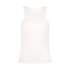 Singlet Tanktop Soft Cotton, White