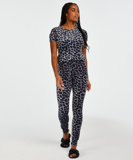 Cross Straps Indoor Sandals, Grey