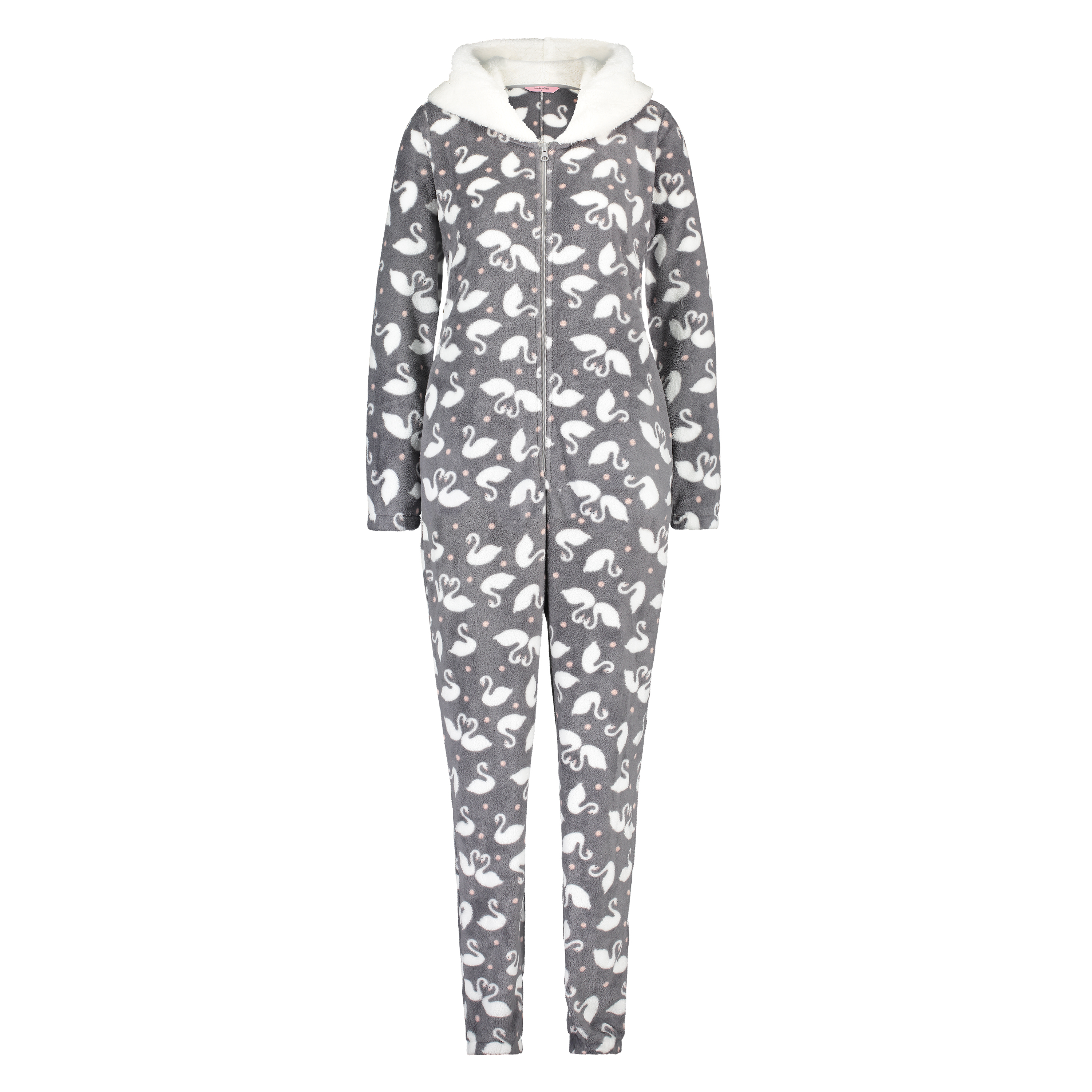 Fleece onesie, Grey, main