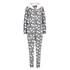 Fleece onesie, Grey