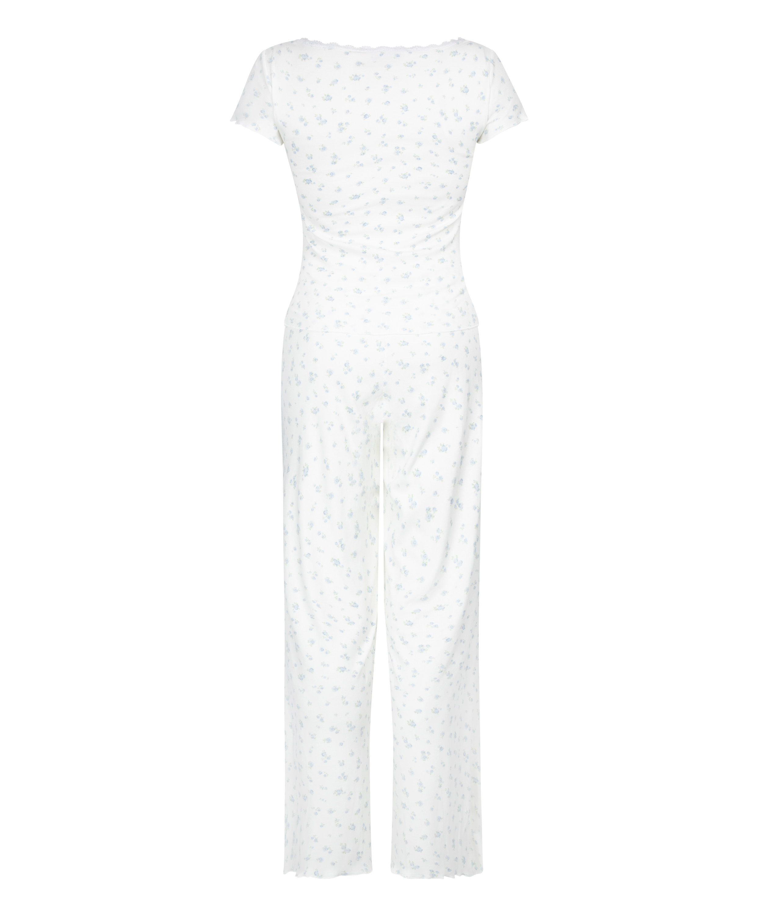 Pyjamaset Rib, Blue, main