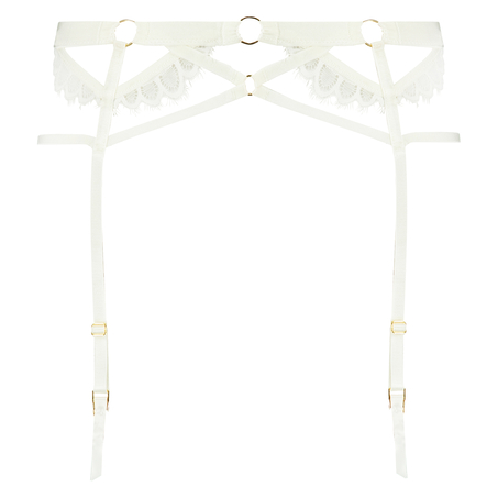 Private Jacky Suspenders, White
