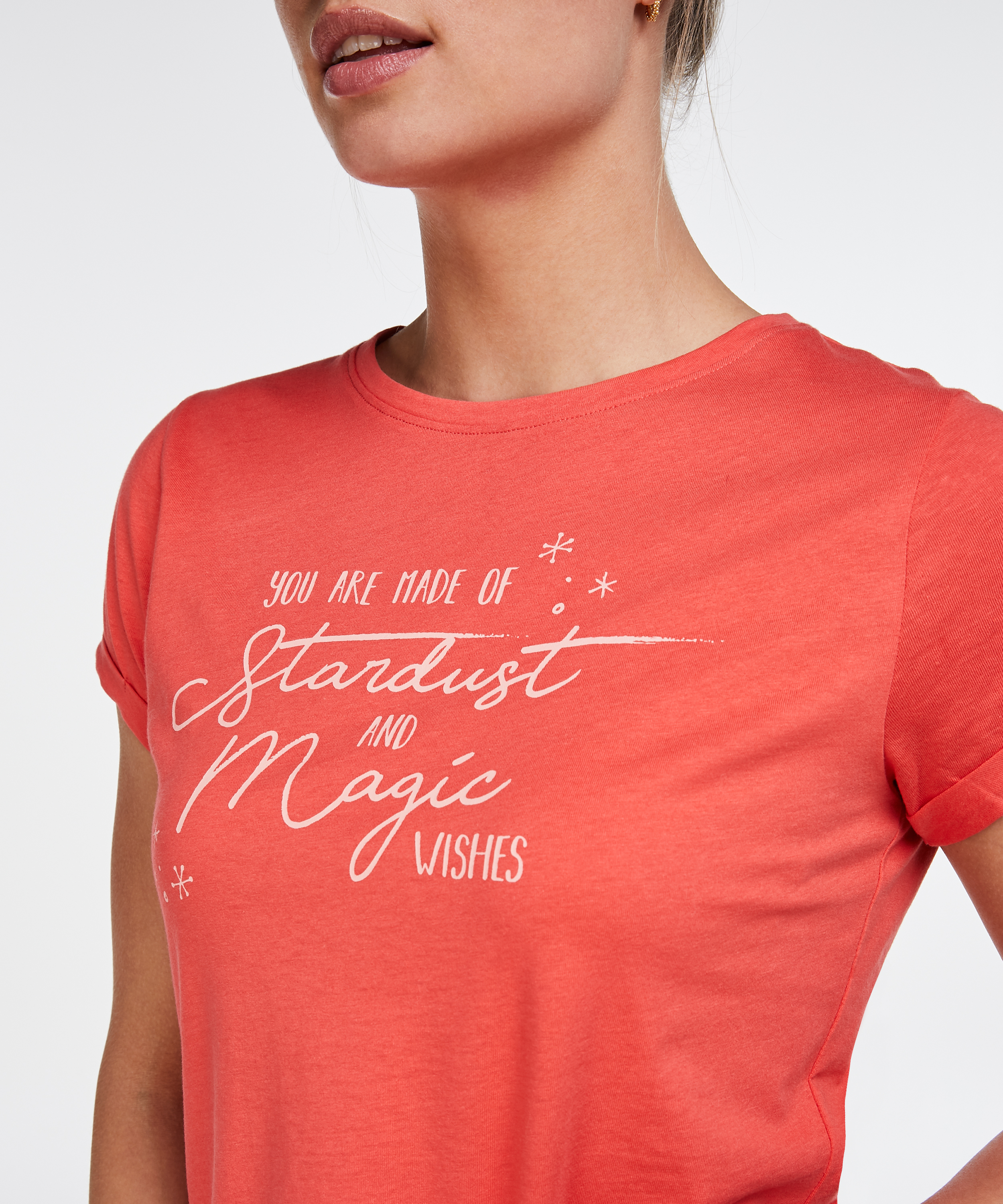 Short Pyjama Set, Red, main