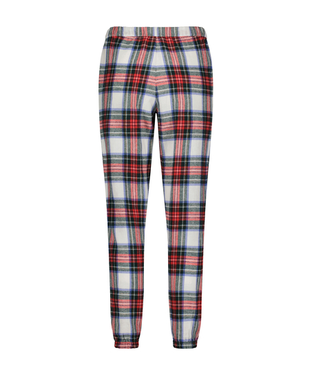 Petite Flannel Pyjama Pants, White
