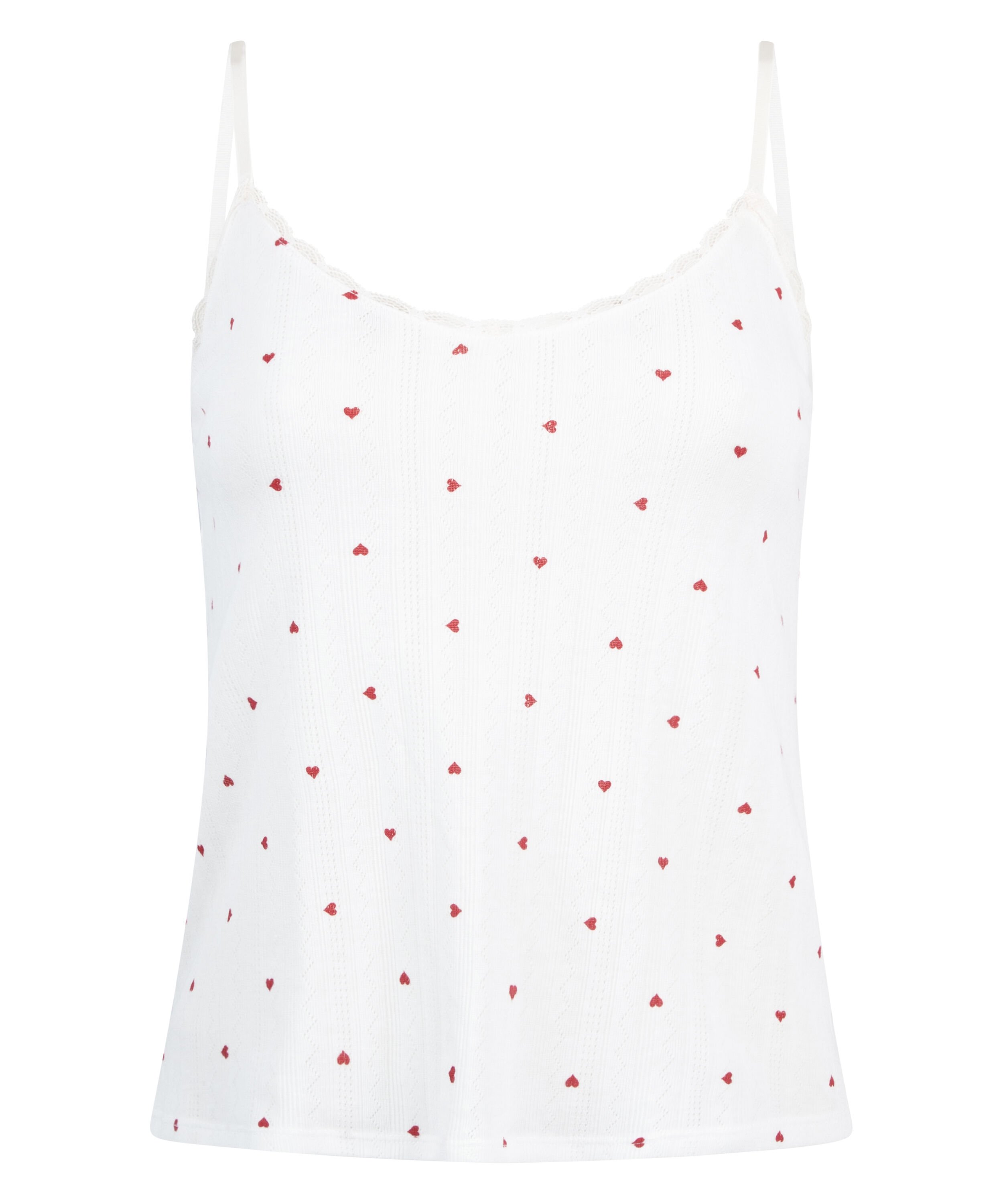 Cami lace top, White