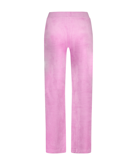 Petite Velours Pyjama Bottoms, Pink
