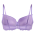 Posie Padded Underwired Bra, Purple