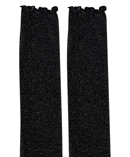 Glitter Socks, Black