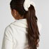 Headband and Scrunchie, White
