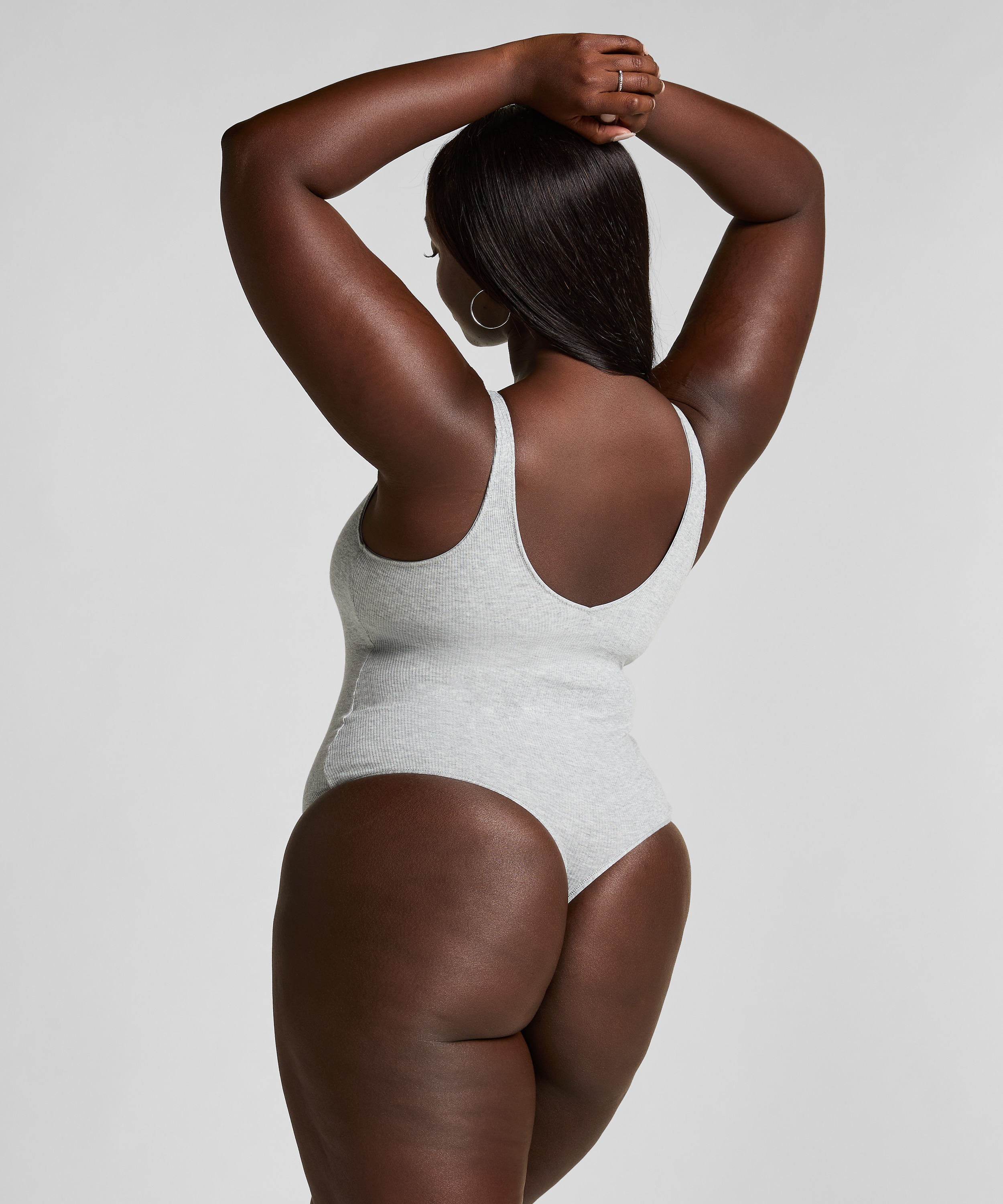 Cotton Rib Body, Grey, main