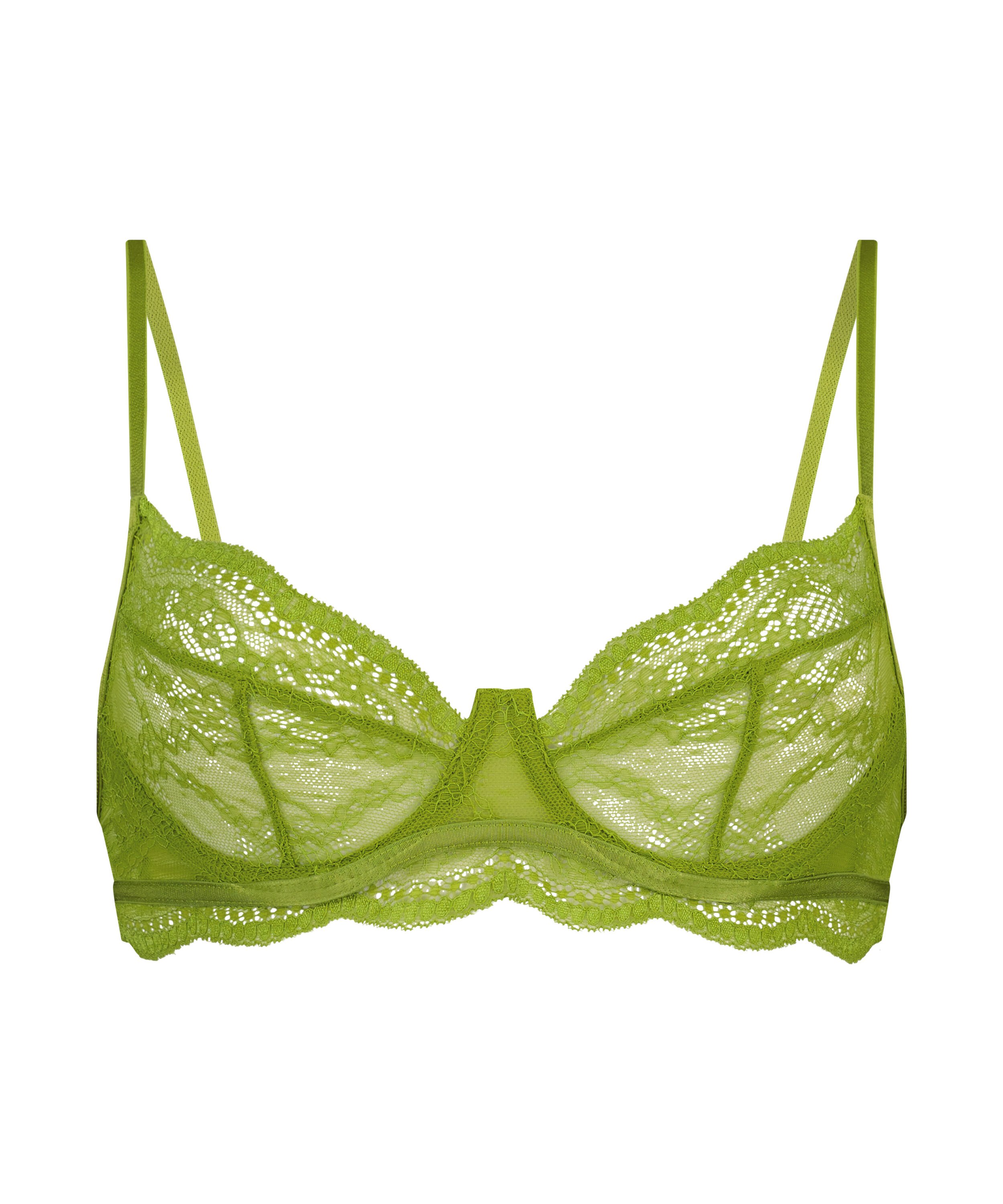 Isabelle Non-Padded Underwired Bra, Green